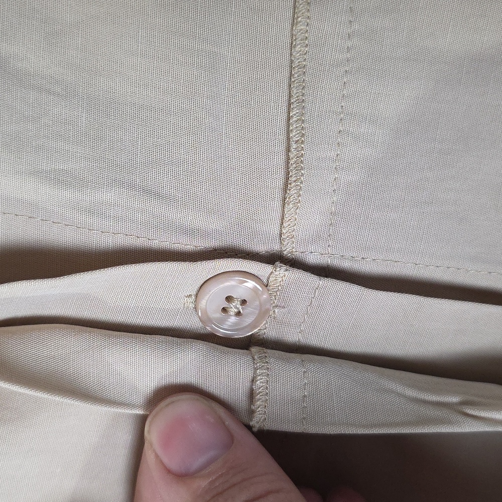 Chic Beige Midi Dress Lage - Picture 4 of 8